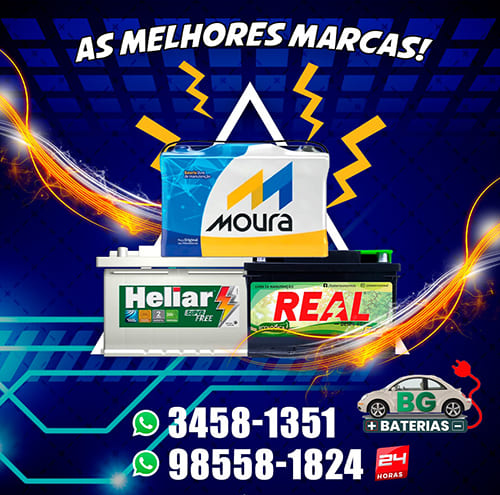 Baterias 24h em São Benedito Santa Luzia MG